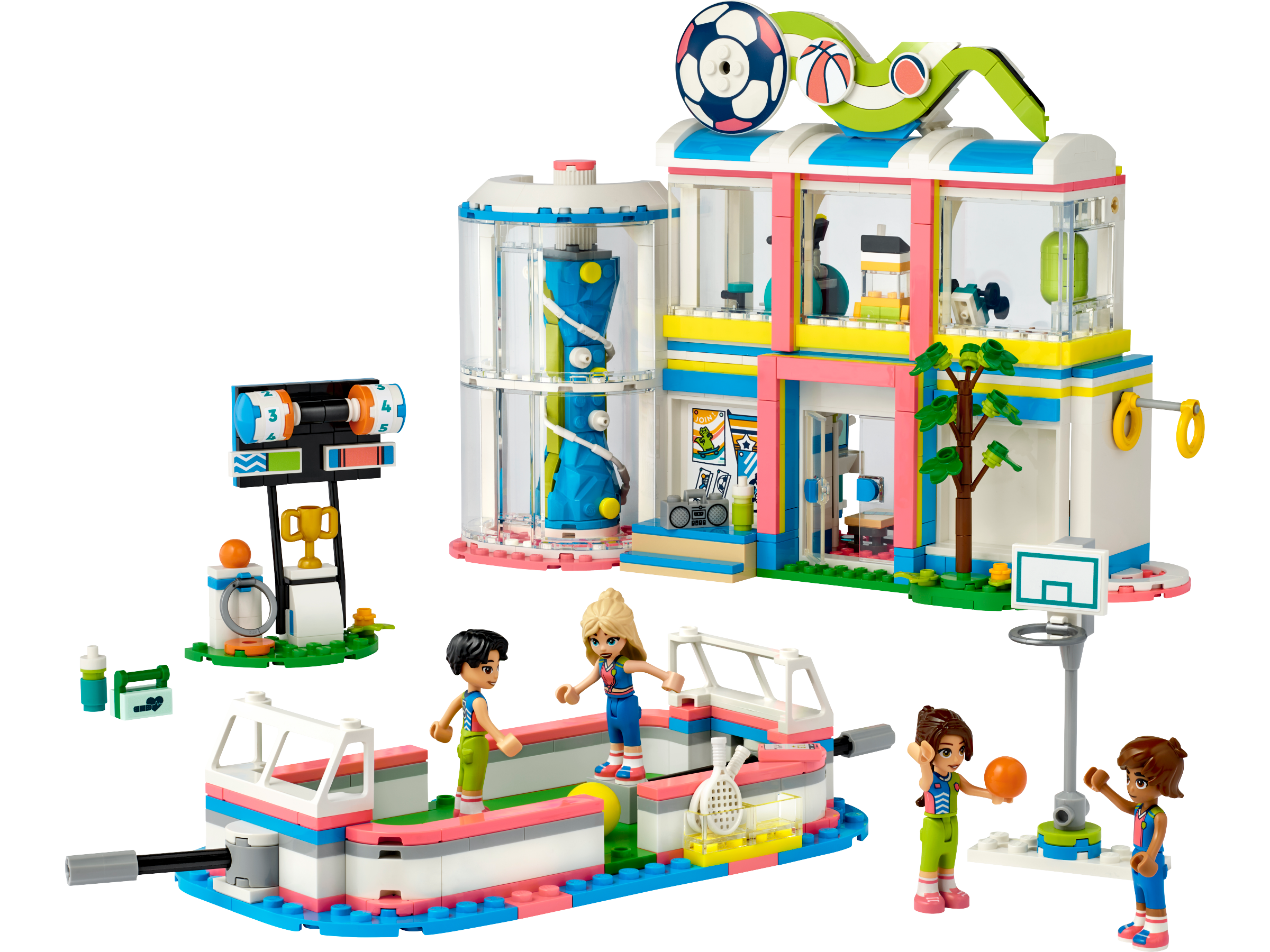 Sports Centre LEGO Friends set (#41744-1, 2023)