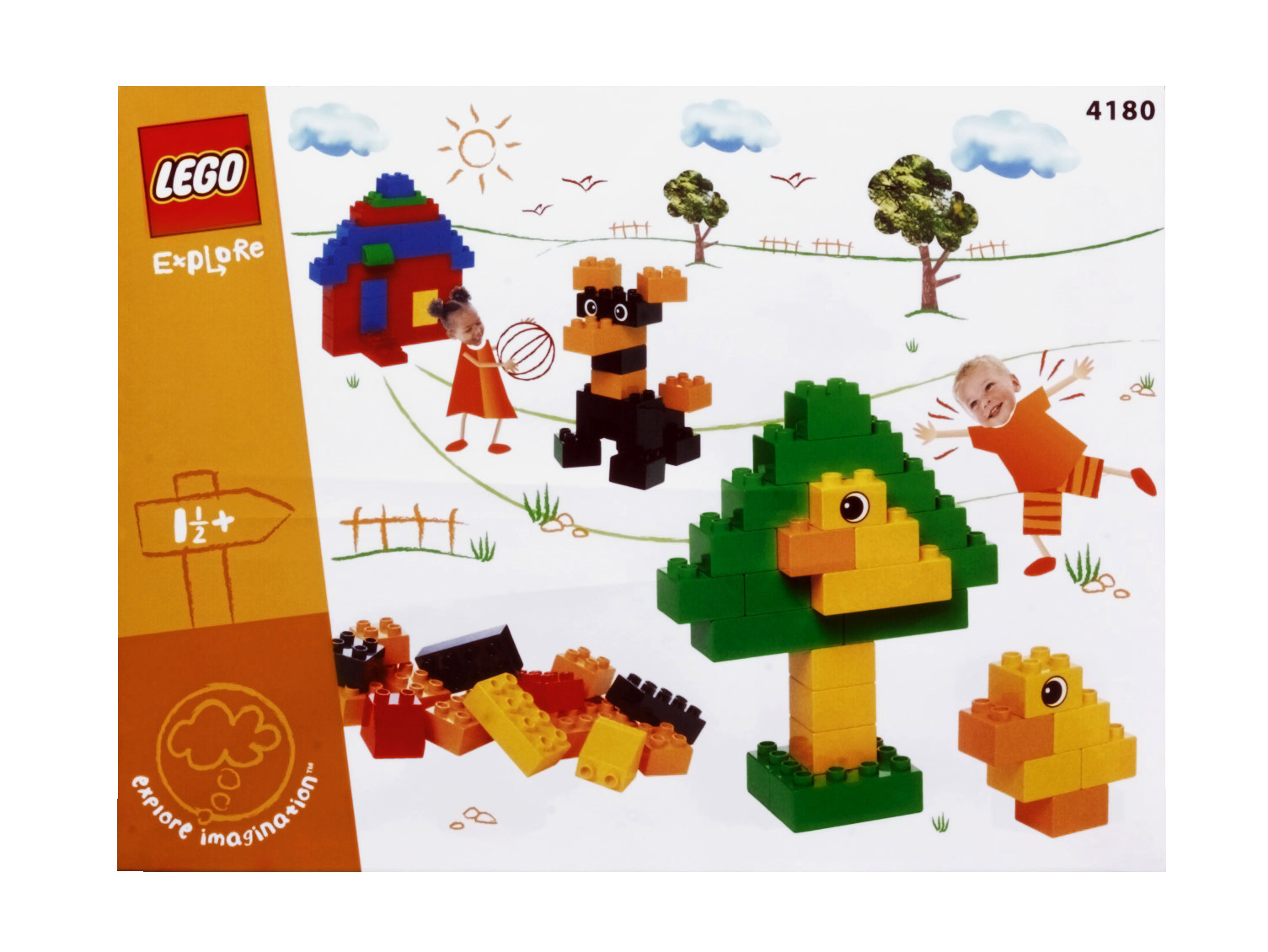 Animals (Explore) LEGO Basic Set set (#4180-1, 2002)