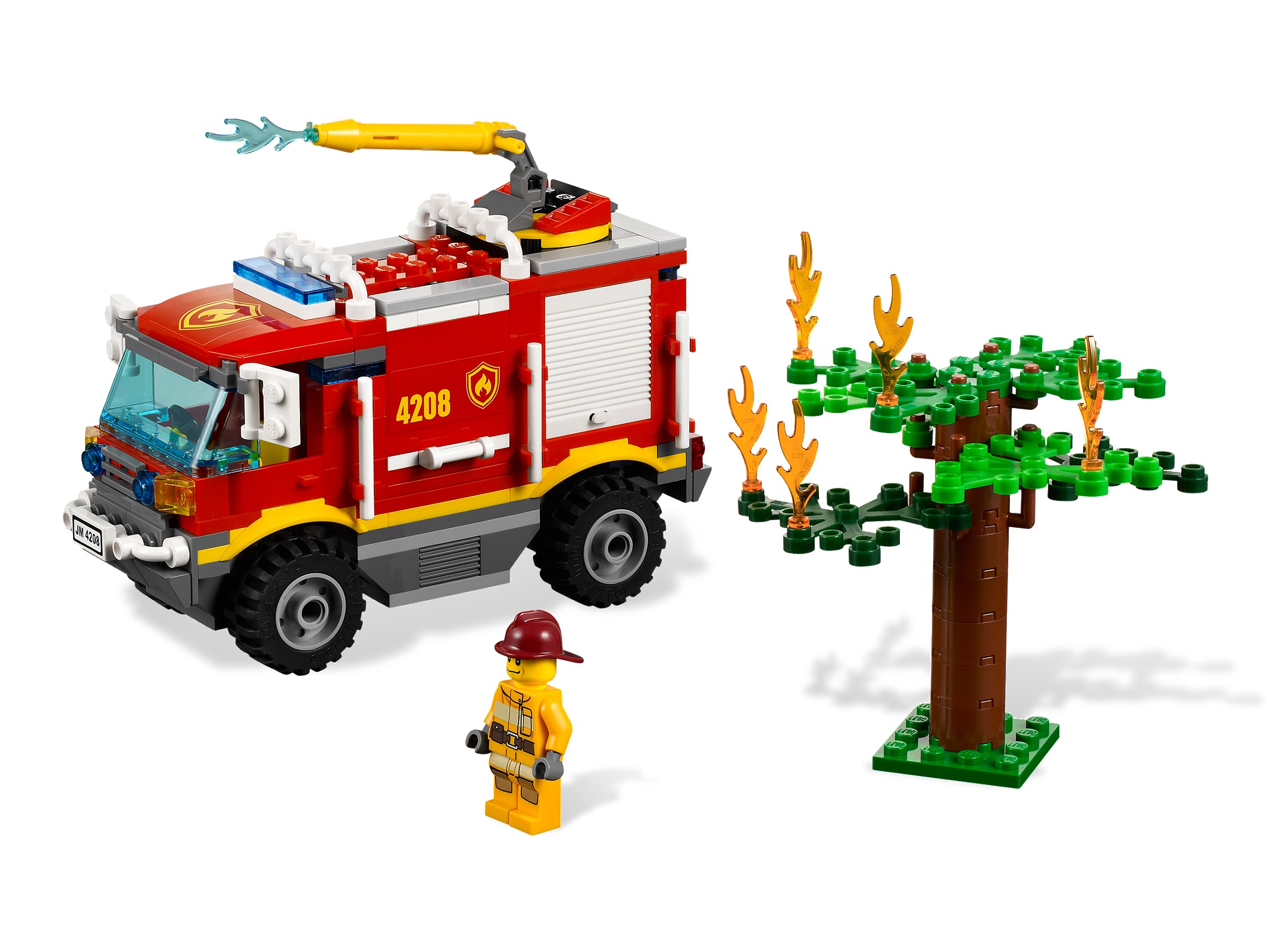 4x4 Fire Truck LEGO Fire set (#4208-1, 2012)