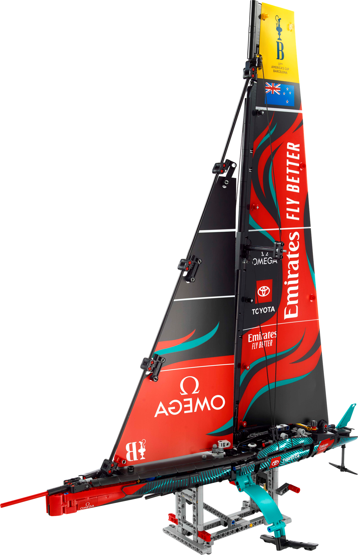Emirates Team New Zealand AC75 Yacht LEGO Technic set (#42174-1, 2024)