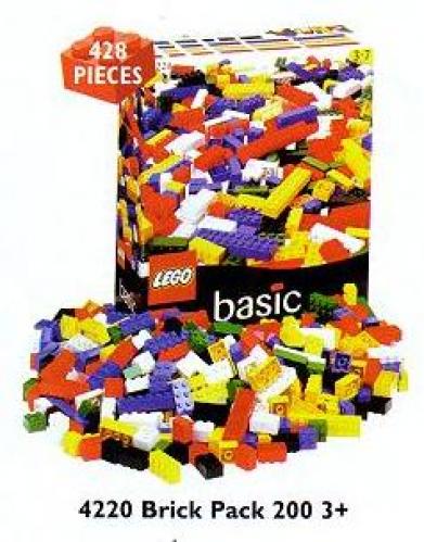 Large Box of Bricks LEGO Classic Basic set (#4220-1, 1998)