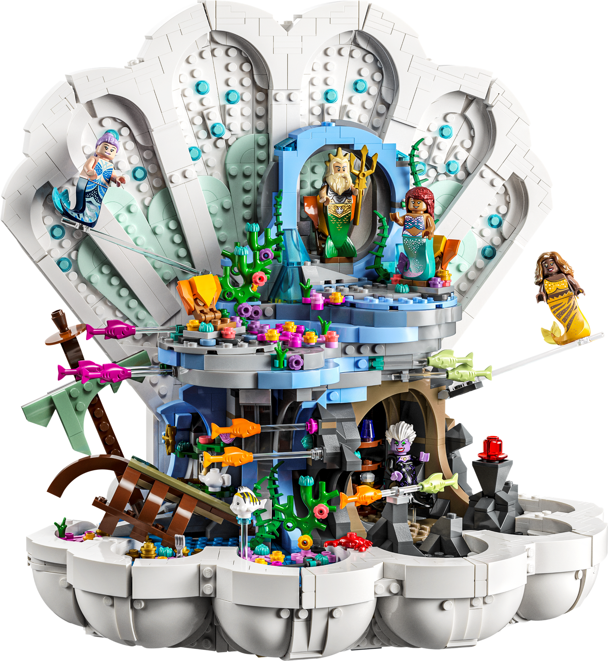 The Little Mermaid Royal Clamshell LEGO set (#43225-1, 2023)