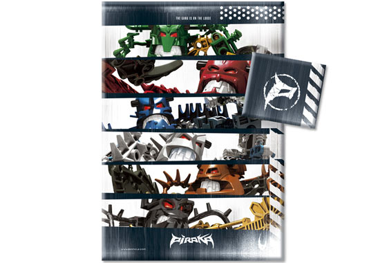 Bionicle Piraka Duvet Set LEGO Houseware set (#4505914-1, 2006)