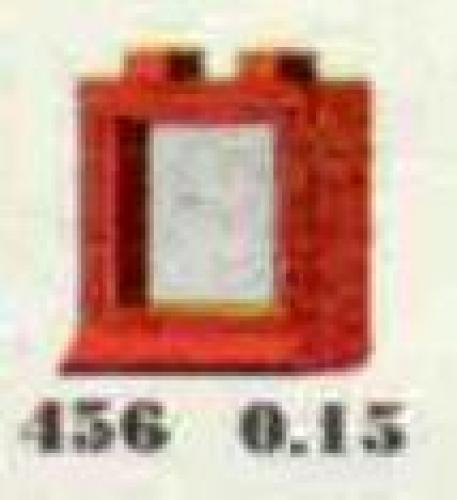 1 x 2 x 2 Window, Red or White LEGO Supplemental set (#456-2, 1966)