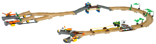 Off Road Race Track LEGO Racers set (#4588-1, 2002)