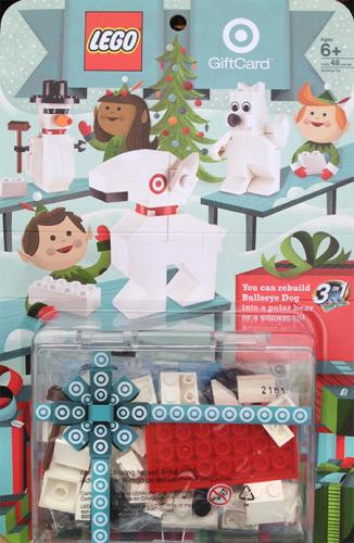 Build a Bullseye 3 in 1 Target Gift Card Promotional LEGO Christmas set (#4659758-1, 2011)