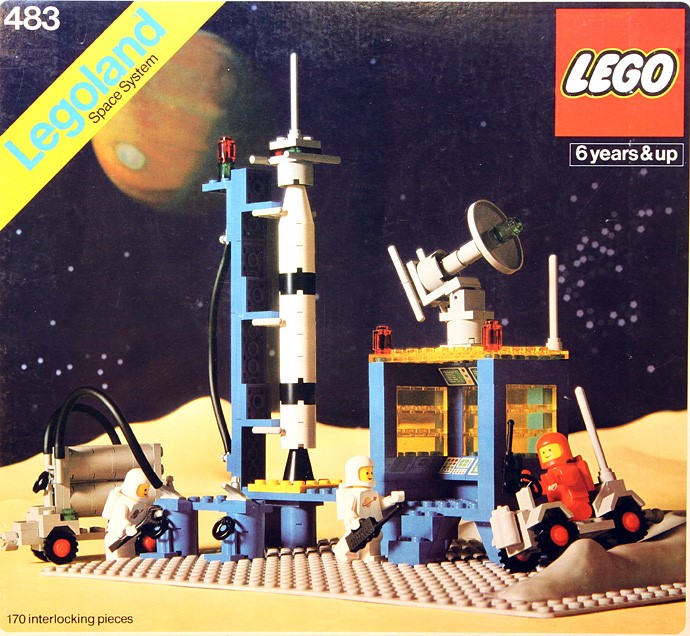 Alpha-1 Rocket Base LEGO set (#483-1, 1979)