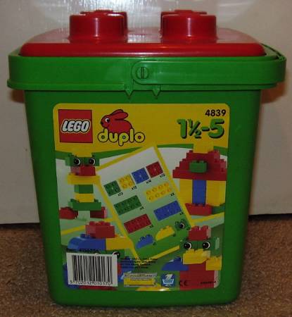 Bucket LEGO Basic Set set (#4839-1, 2000)