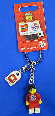 FC Bayern Key Chain (Black Hair) LEGO set (#5000147-1)
