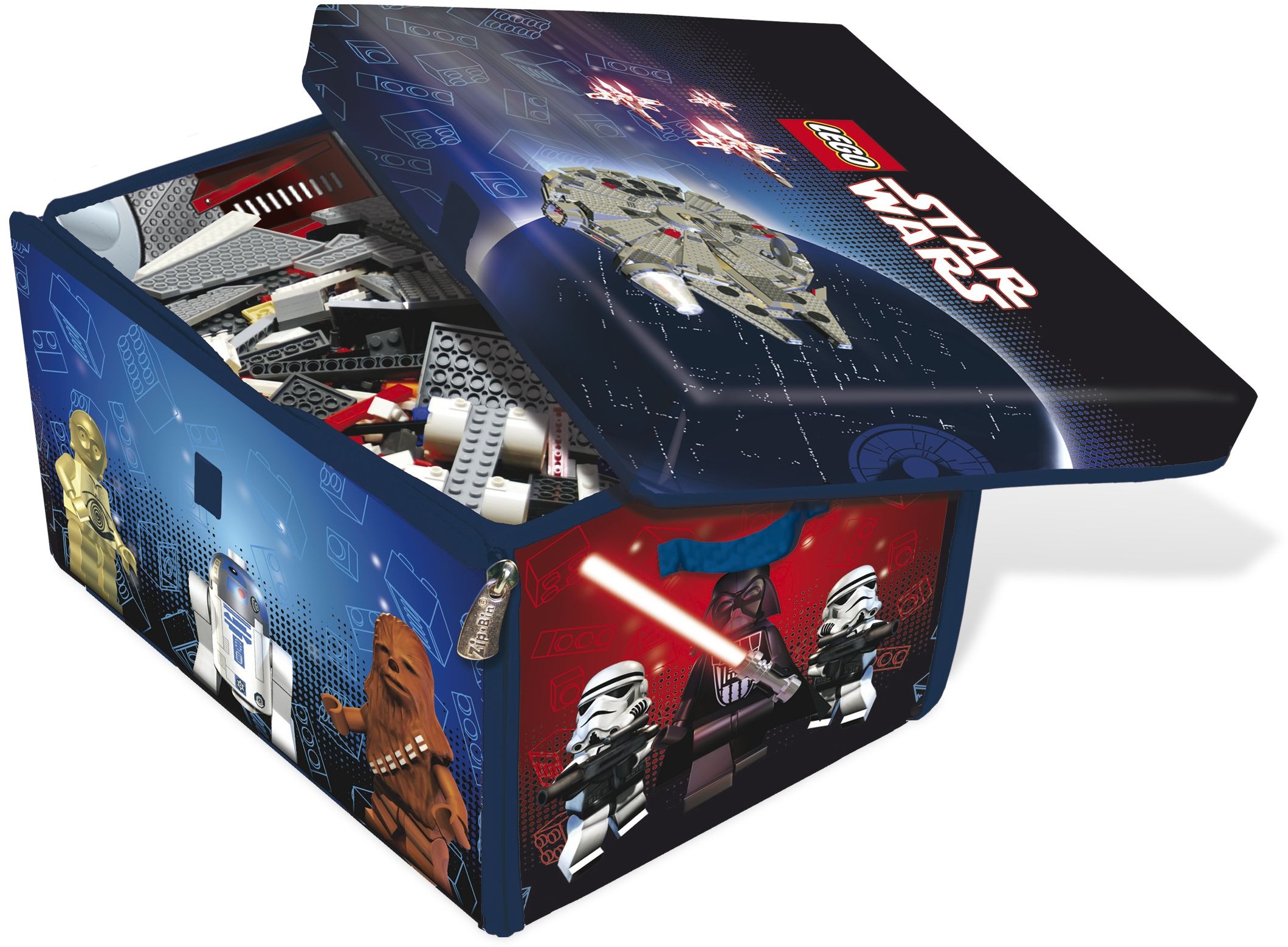 Star Wars ZipBin Toy Box & Playmat LEGO Storage set (#5001097-1, 2012)