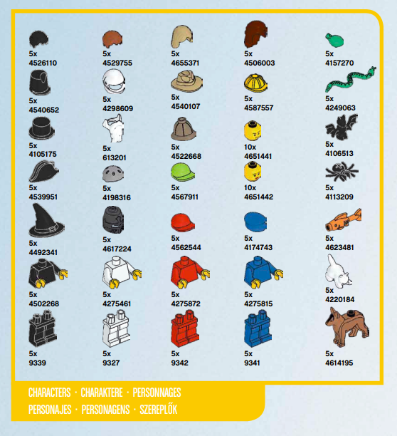 StoryStarter Character Replacement Pack LEGO set (#5003226-1)