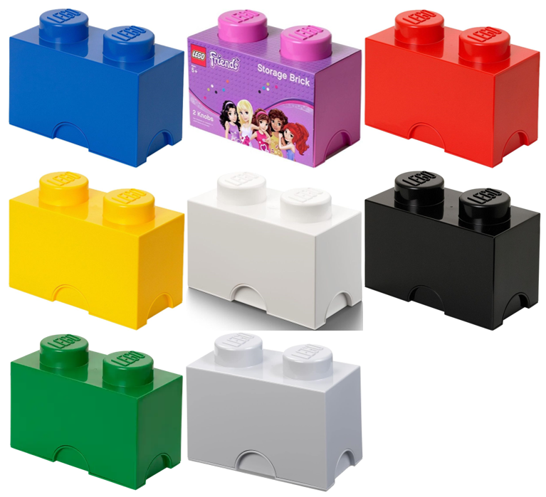 Storage Brick 1 x 2 (All Colors) LEGO Storage set (#5003568-1, 2014)
