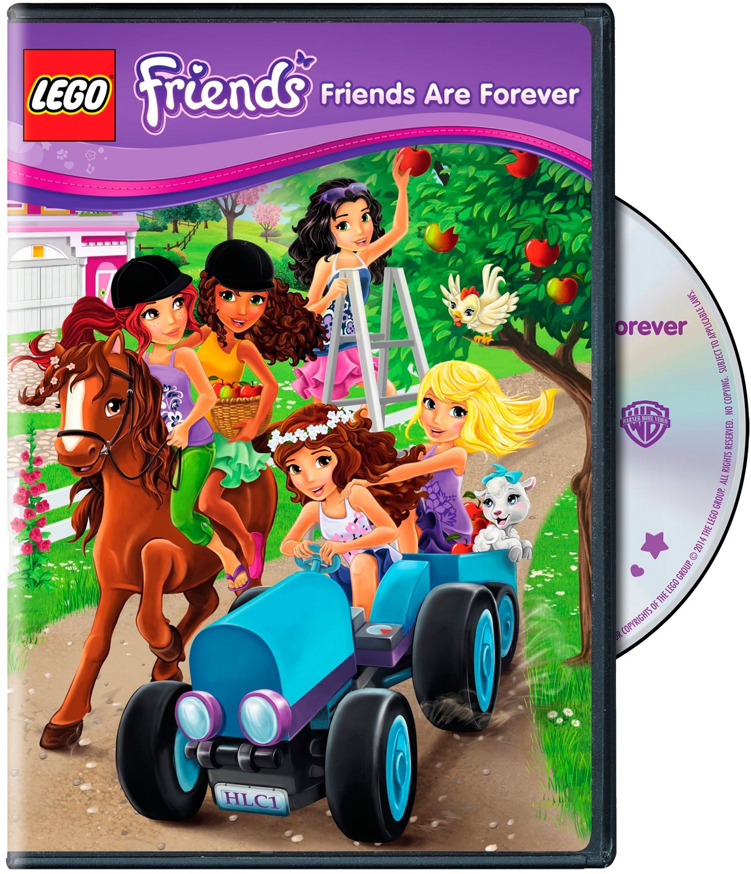 Friends: Friends Are Forever (DVD) LEGO Audio and Visual Media set (#5004338-1, 2015)