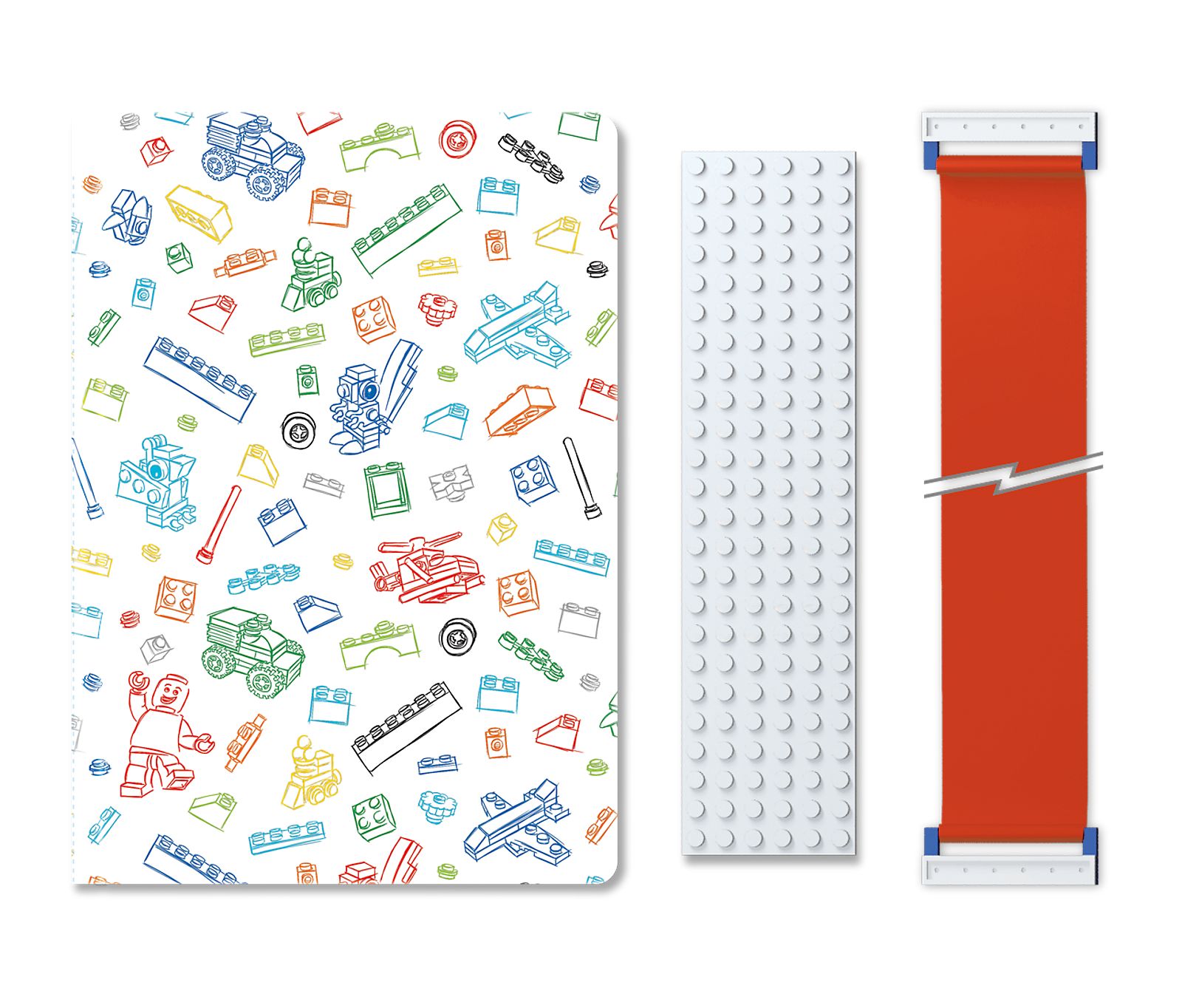 Journal Band (White) LEGO Stationery and Office Supplies set (#5005144-1, 2016)