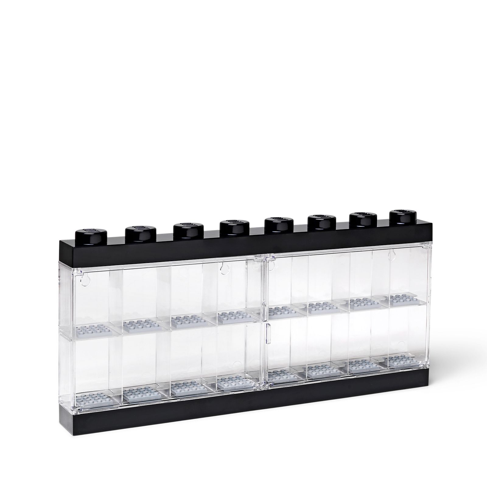 Minifigure Display Case 16 (Black)