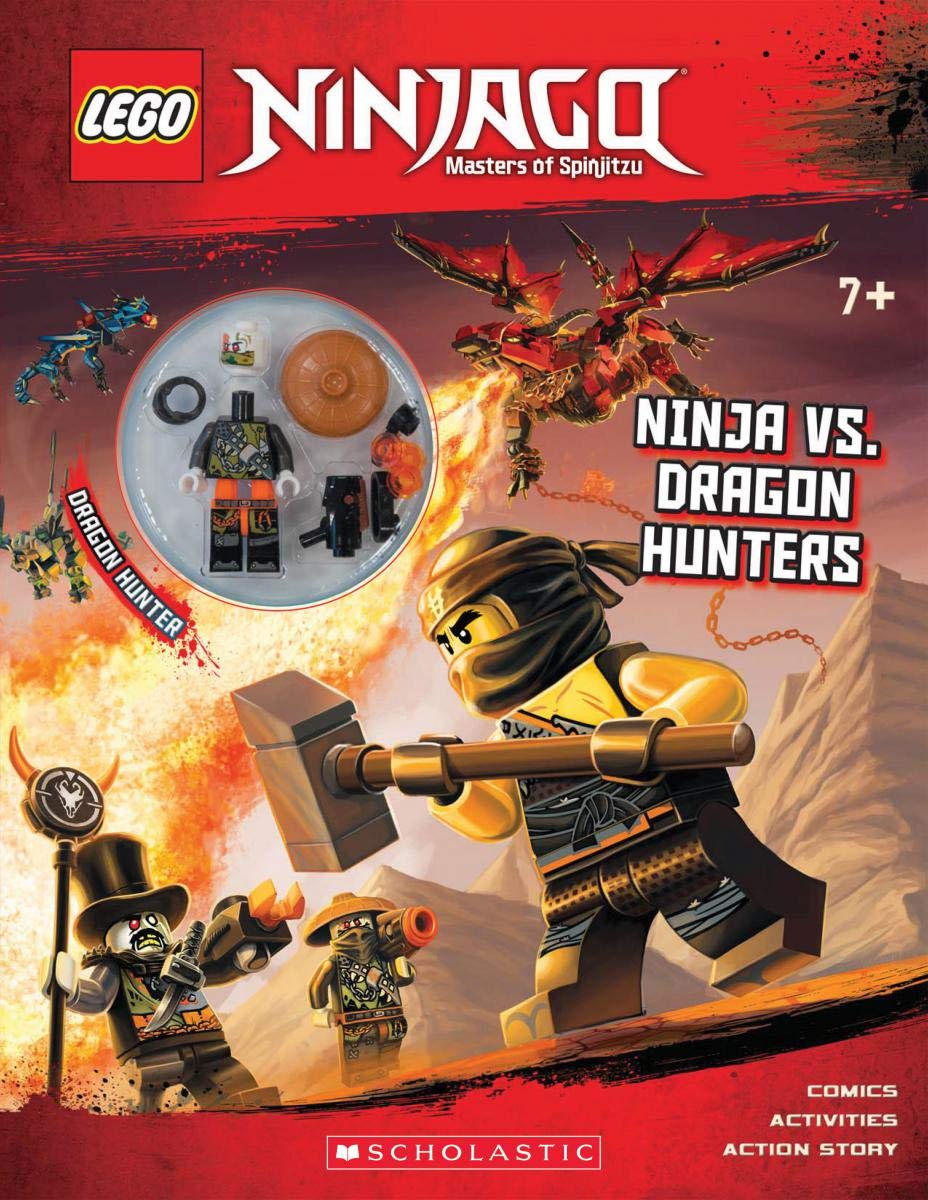 Ninjago: Ninja vs. Dragon Hunters LEGO Activity Books with LEGO Parts set (#5005695-1, 2018)