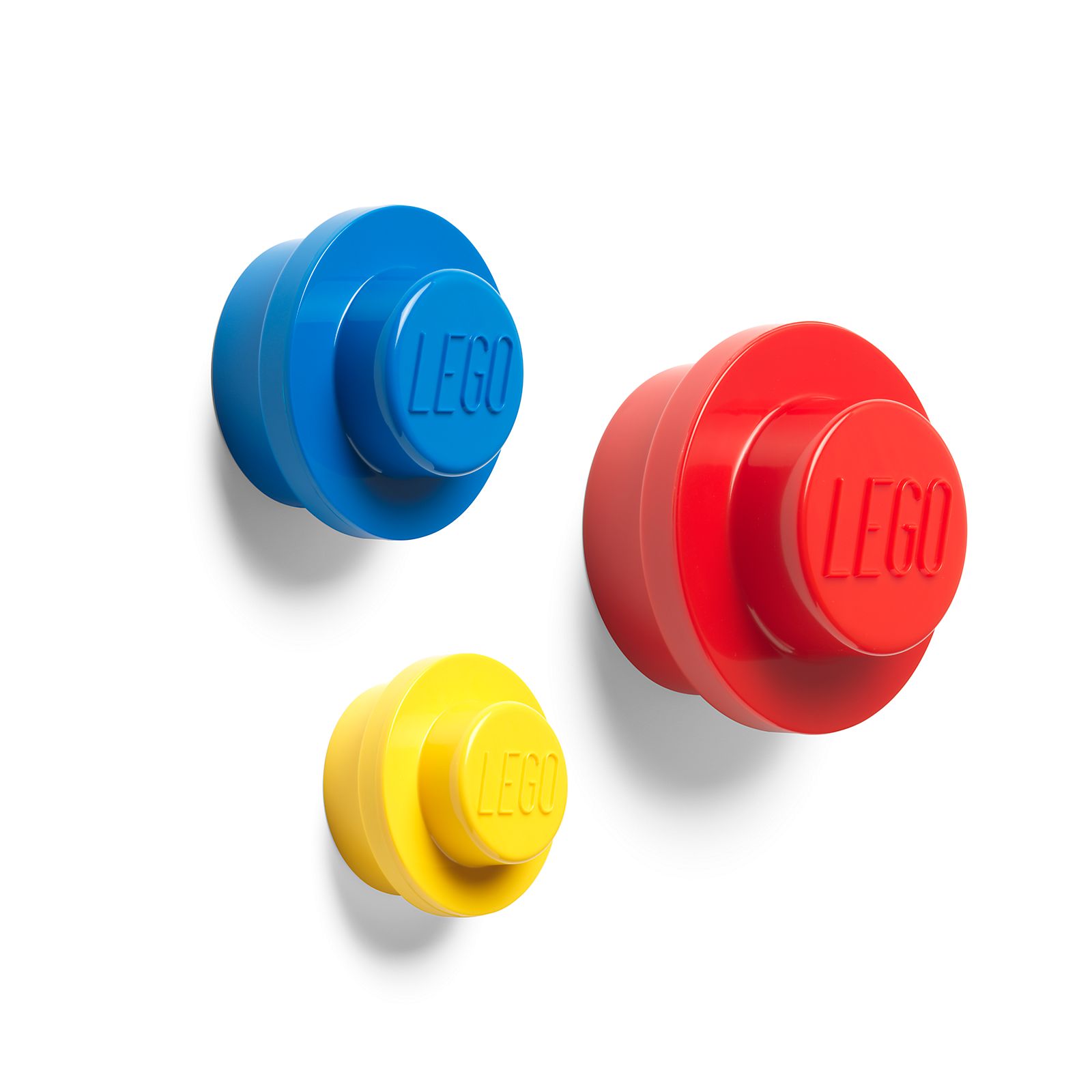 Wall Hanger Set (Red/Blue/Yellow) LEGO Houseware set (#5005906-1, 2019)