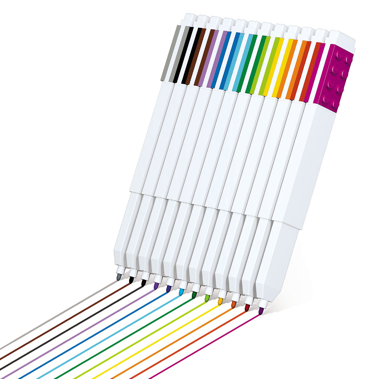 12-Pack Marker Set LEGO Stationery and Office Supplies set (#5005963-1, 2019)