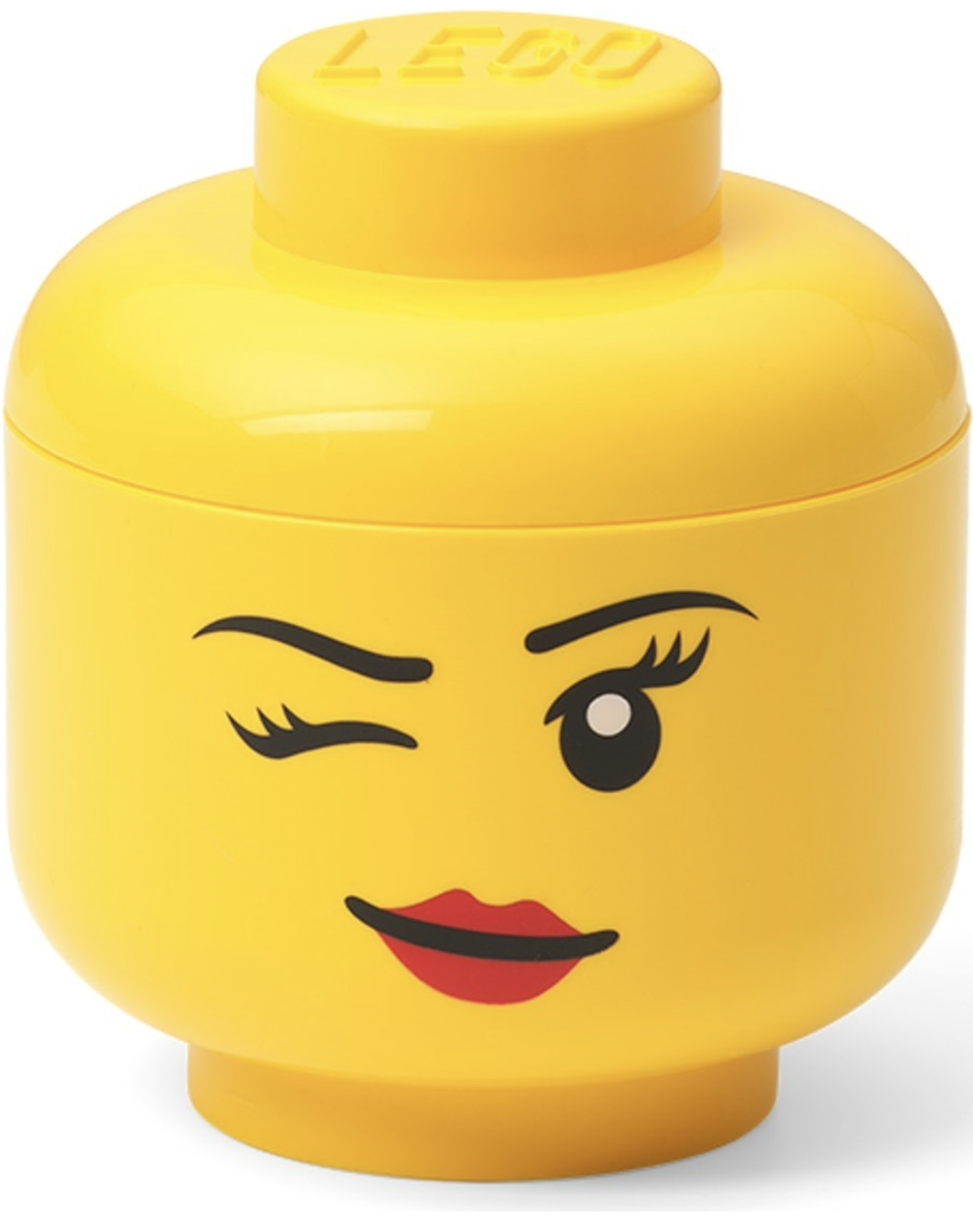 Storage Head Mini (Winking) LEGO Storage set (#5006211-1, 2020)