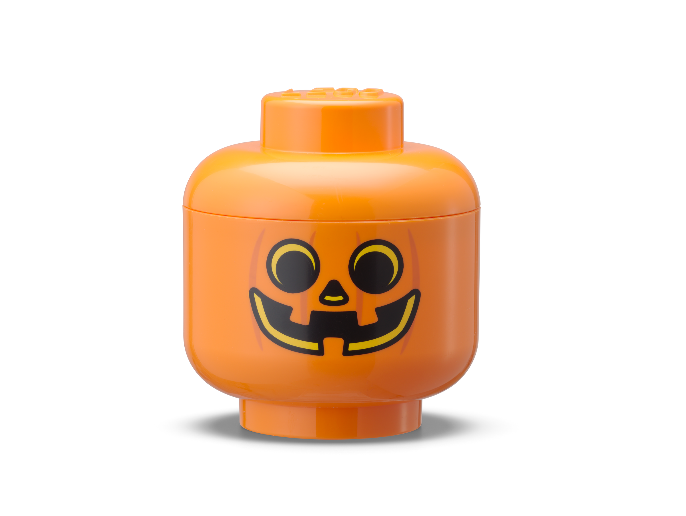 Storage Head Mini (Pumpkin) LEGO Storage set (#5008082-1, 2023)