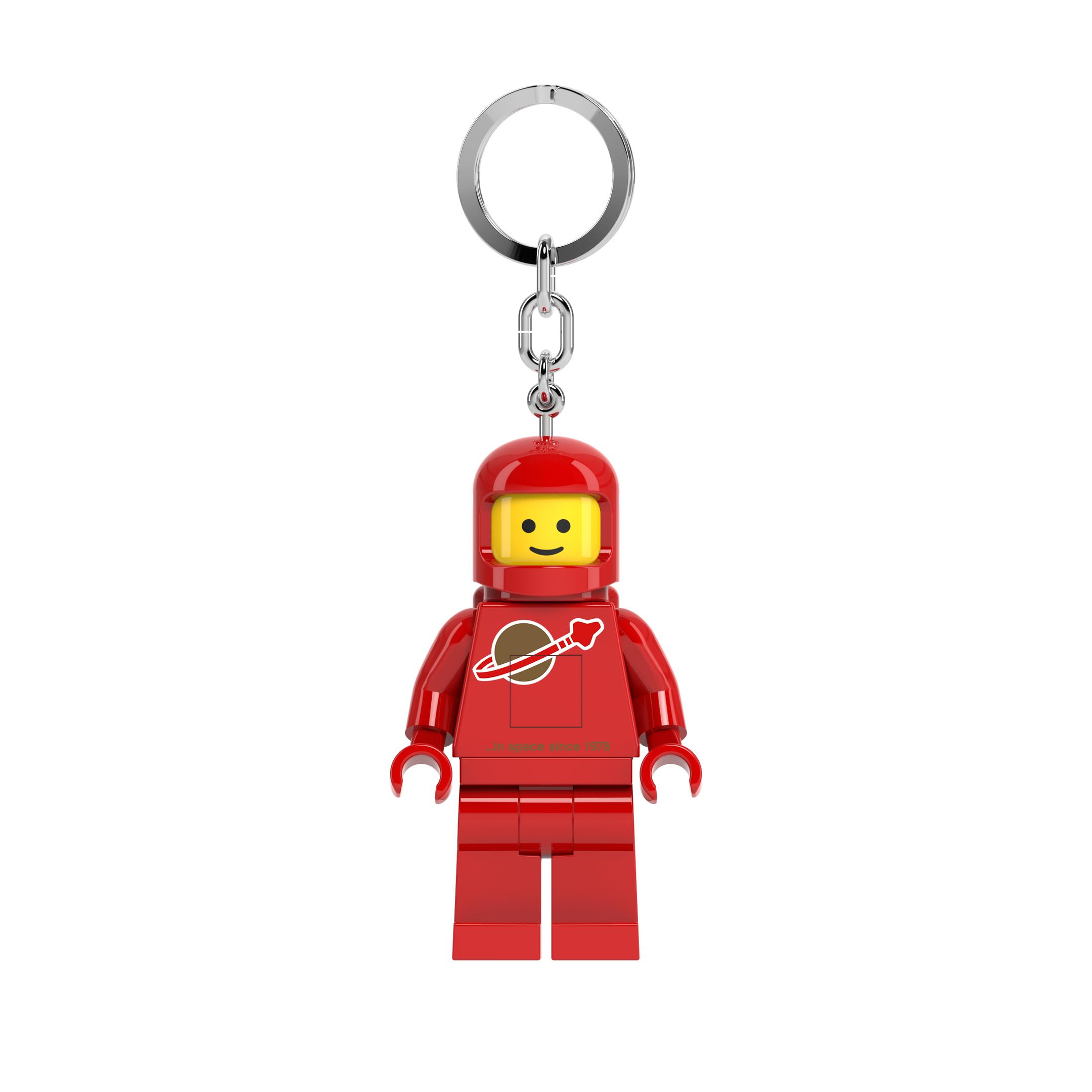 Red Spaceman Key Light LEGO Key Chain set (#5008986-1, 2023)