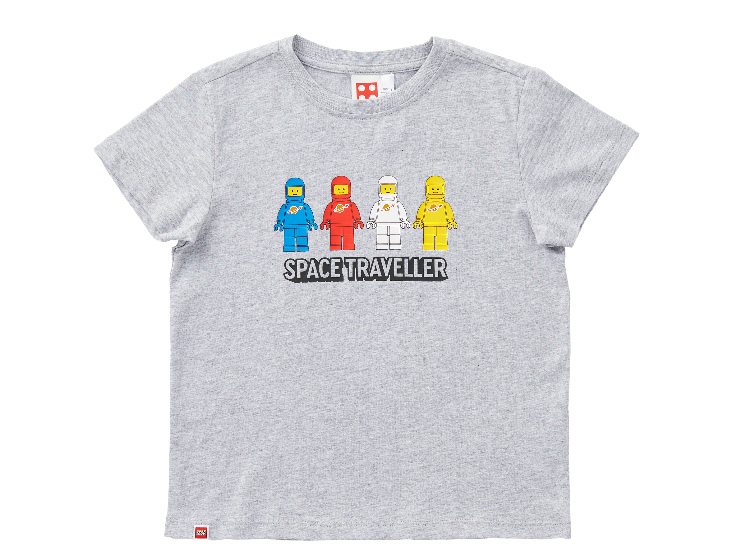 Short-Sleeve Space Traveler Kids T-Shirt – Gray Mélange
