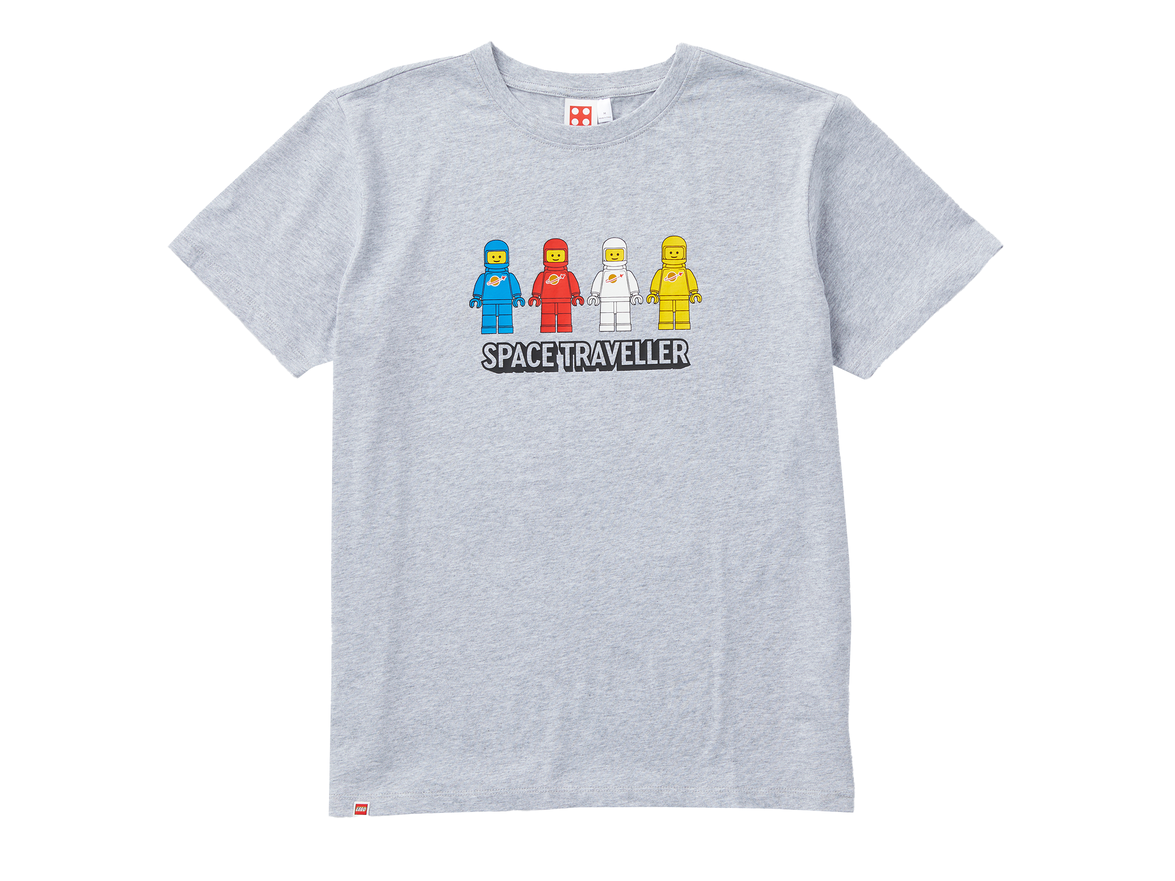 Short-Sleeve Space Traveler Adults T-Shirt – Gray Mélange LEGO Gear set (#5009116-1, 2024)