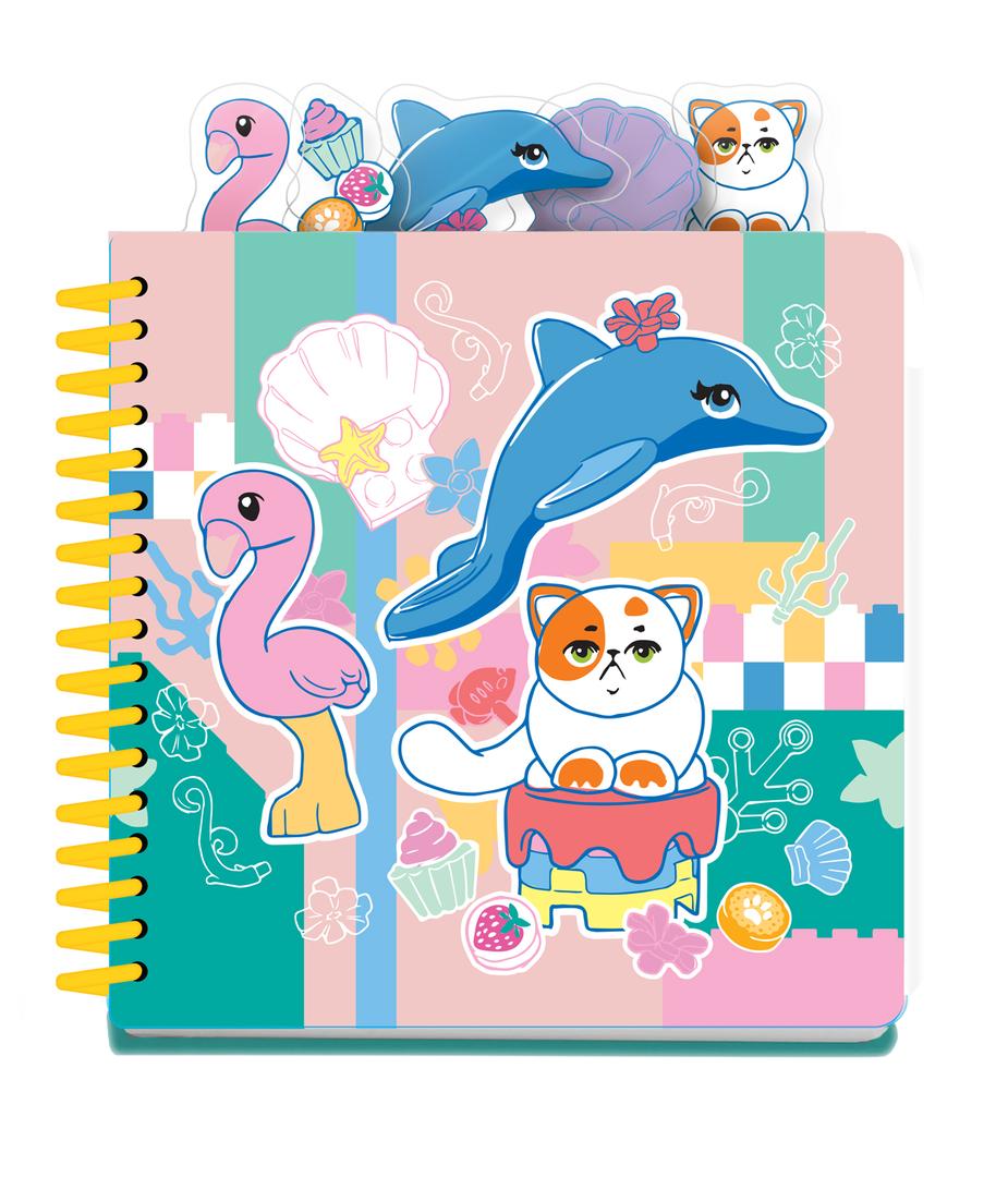 Friends Tab Notebook LEGO Stationery and Office Supplies set (#5009528-1, 2025)