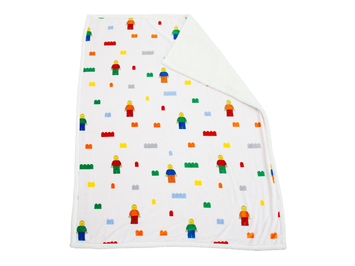 Masterbrand Sherpa Backed Throw LEGO Houseware set (#5009899-1, 2025)