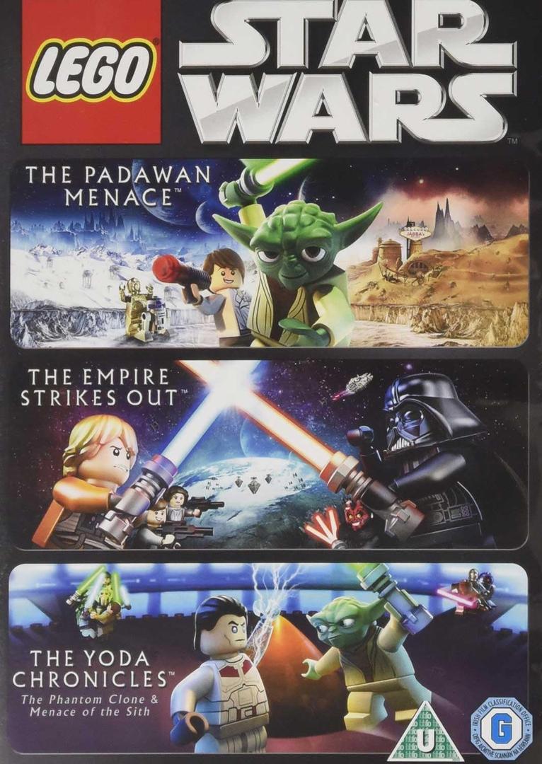 Star Wars: Padawan Menace/The Empire Strikes out/The Yoda Chronicles (DVD) LEGO Audio and Visual Media set (#5039036067010-1, 2014)