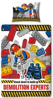 City Demolition Experts Duvet Set LEGO Houseware set (#5055285385866-1, 2015)