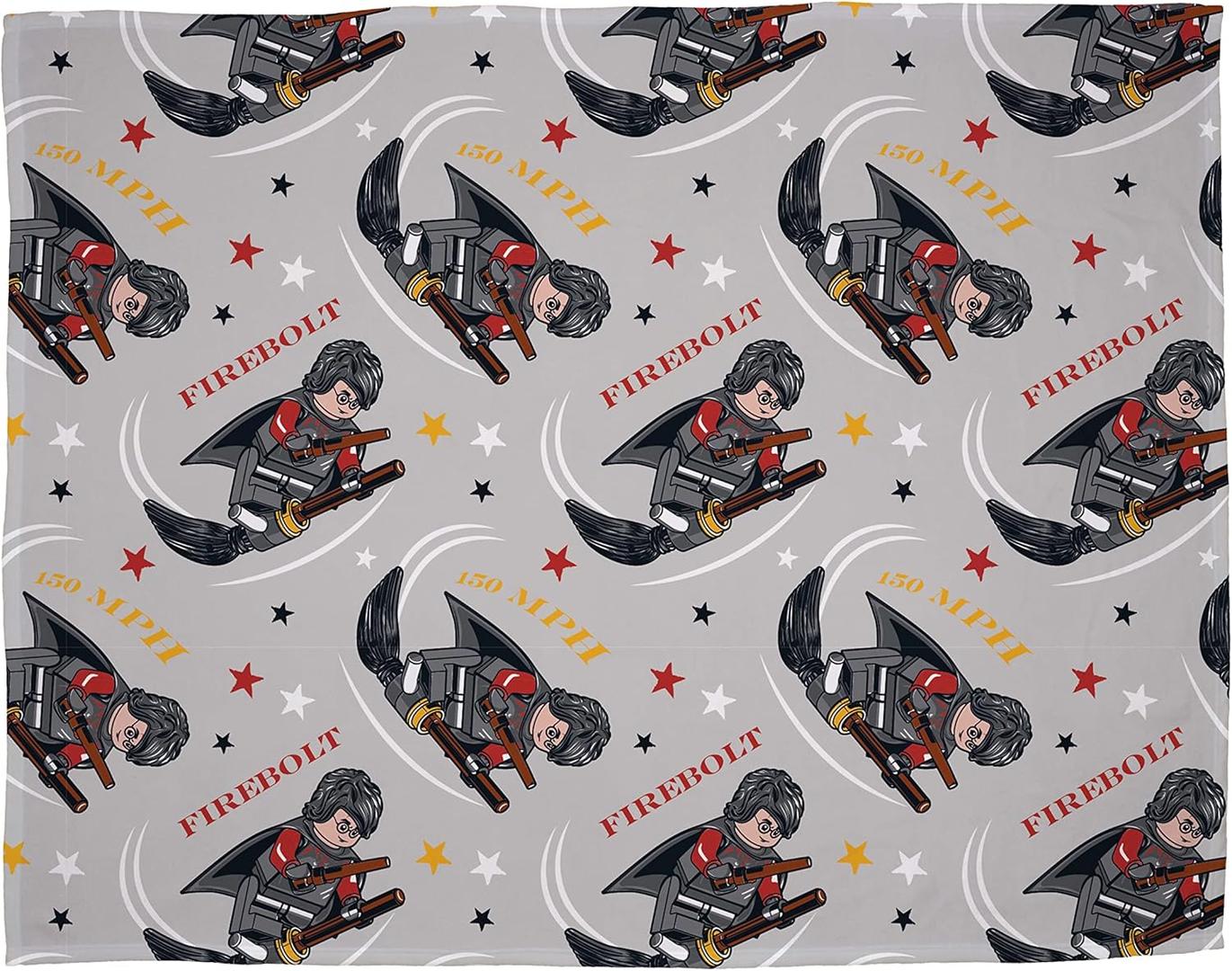 Harry Potter Fleece Blanket LEGO Houseware set (#5056197158388-1, 2022)