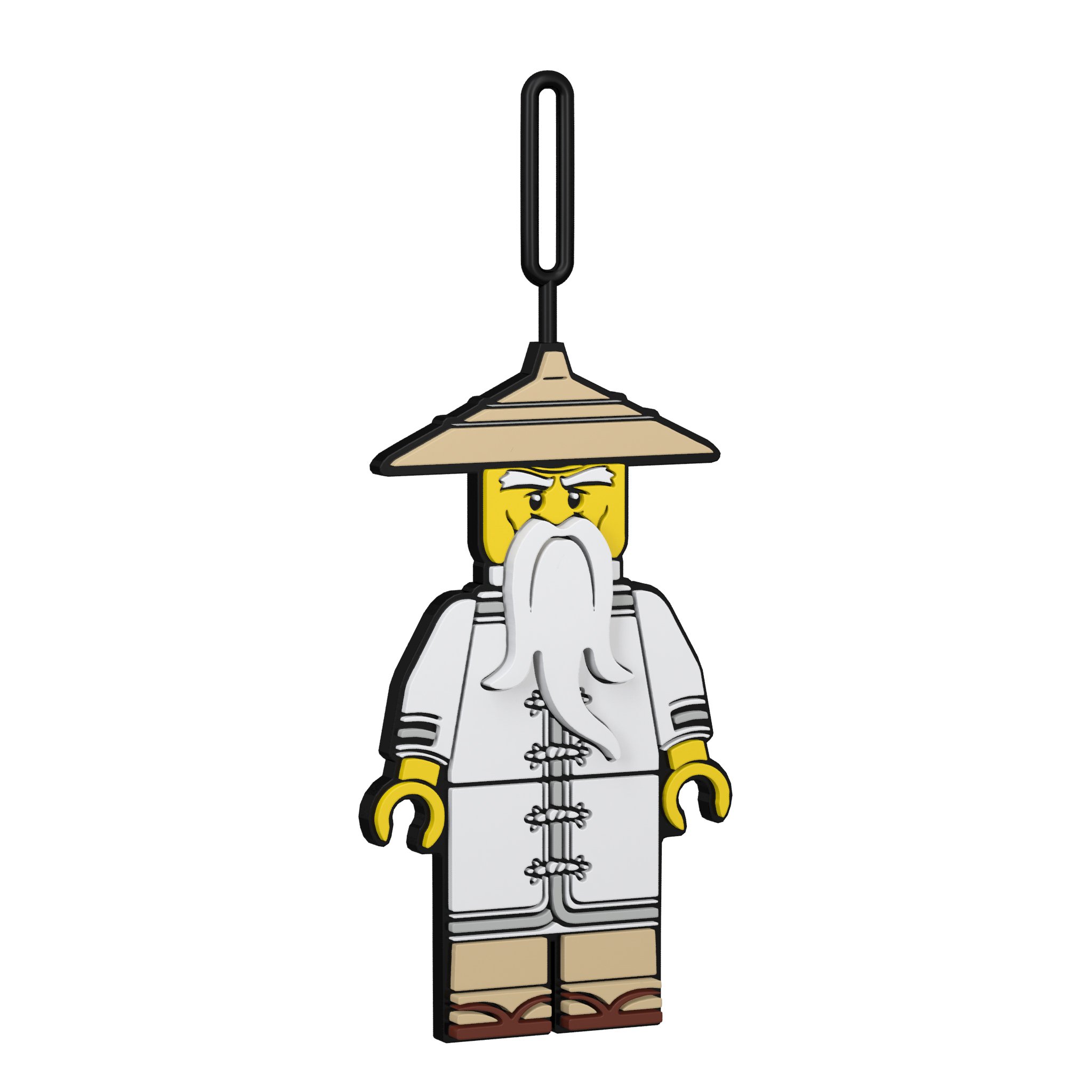 Sensei Wu Luggage Tag LEGO Bag and Luggage Tags set (#51884-1, 2017)