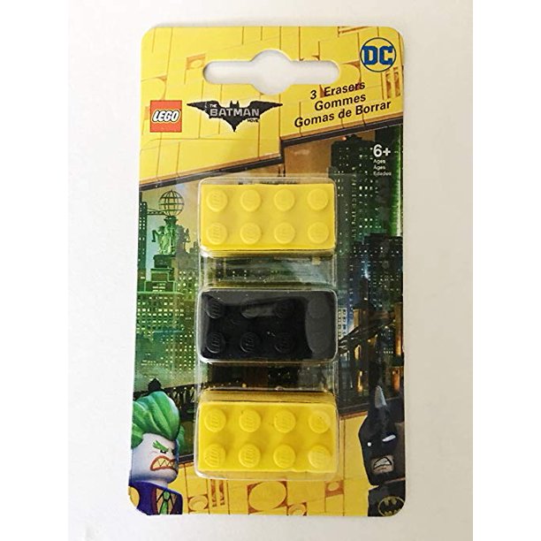 The LEGO Batman Movie: Brick Eraser Set LEGO Stationery and Office Supplies set (#51940-1, 2017)