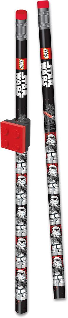 Star Wars Pencils with Topper LEGO Stationery and Office Supplies set (#52214-1, 2021)
