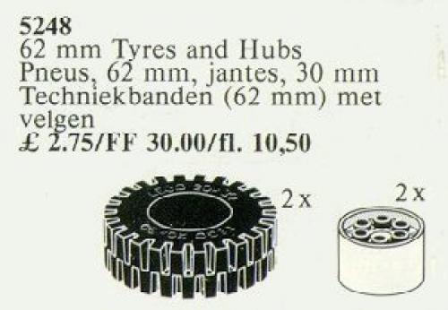 62 mm Tires and Hubs / 62 mm Tyres and Hubs