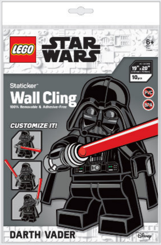 Darth Vader Staticker LEGO Gear set (#52500-1, 2018)