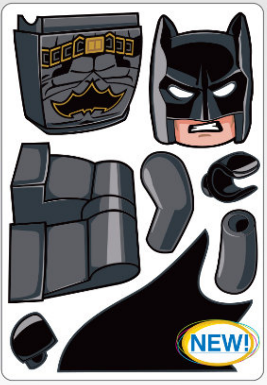 Batman Staticker LEGO Gear set (#52507-1, 2018)