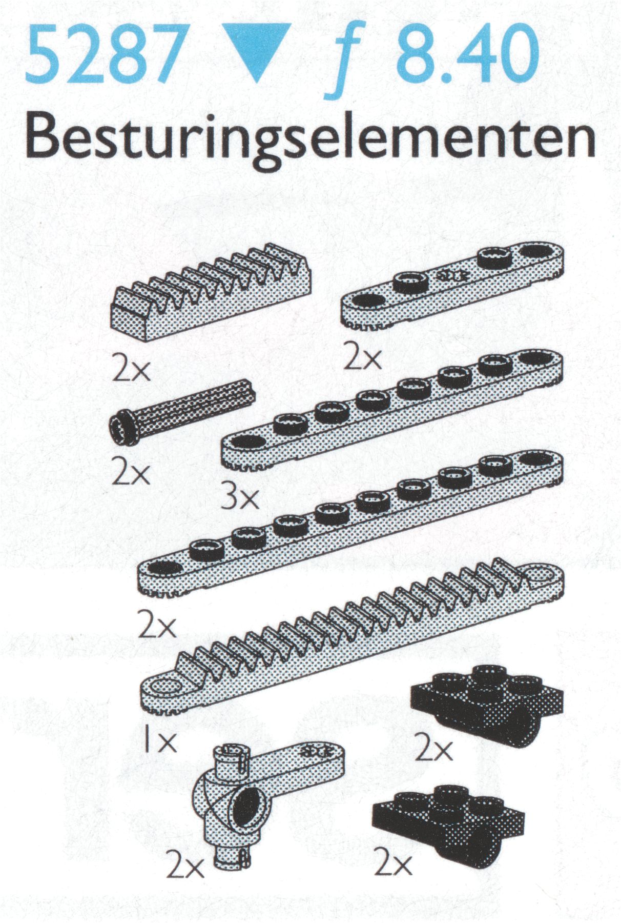 Plates & Gear Racks / Plates, Gear Racks etc. LEGO Technic set (#5287-1, 1995)