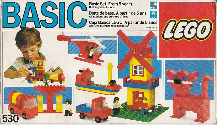 Basic Building Set LEGO Basic set (#530-1, 1985)
