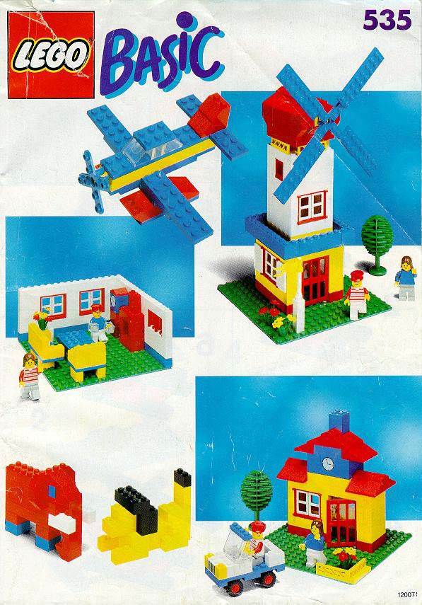 Basic Building Set LEGO Basic set (#535-1, 1990)