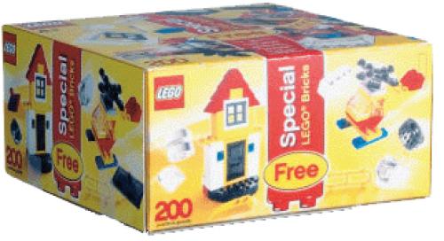 Large Make and Create Bucket with Special LEGO Bonus Bricks (Bonus box and its contents only) LEGO Make & Create set (#5370b-1, 2005)