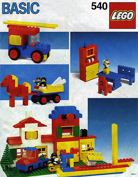 Basic Building Set LEGO Basic set (#540-1, 1985)