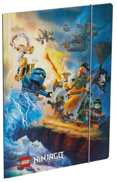 Ninjago Lightning Battle Elastomer LEGO Stationery and Office Supplies set (#5410574466648-1, 2018)