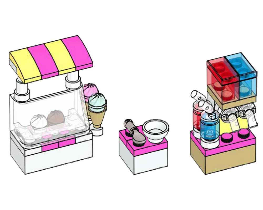 Ice Cream Shop LEGO Friends set (#562104-1, 2021)