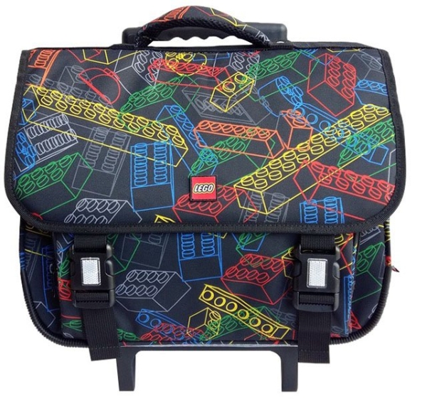 Classic Bricks School Bag Trolley