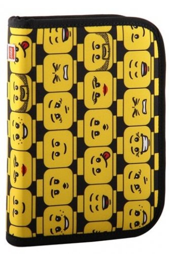 Minifigure Pencil Case with Pencils