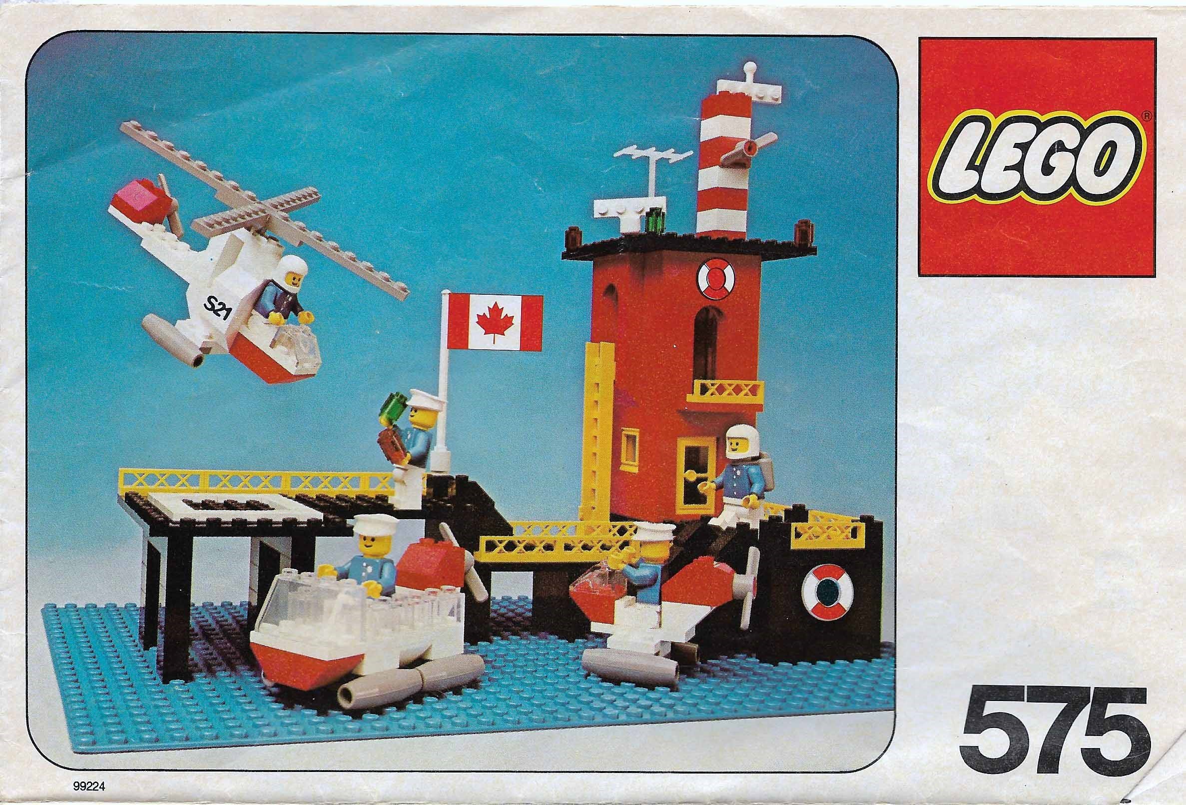 Coast Guard Station (Canadian Edition) LEGO set (#575-2, 1978)