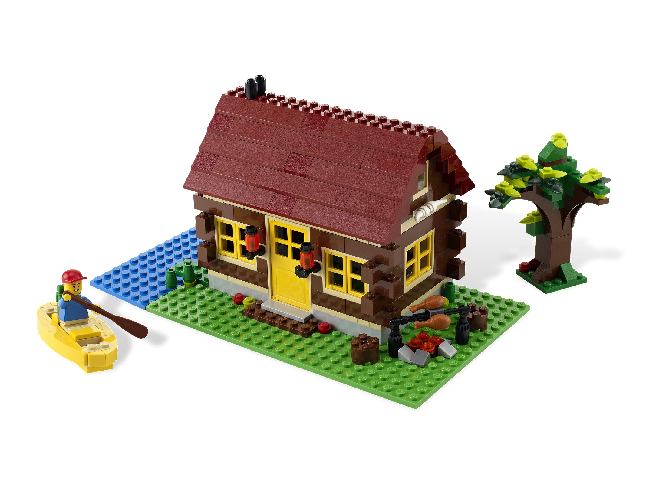 Log Cabin LEGO Creator 3-in-1 set (#5766-1, 2011)
