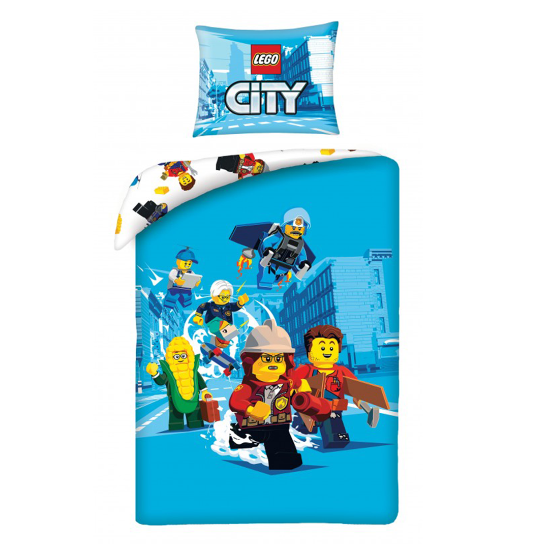 City Adventures Duvet Set LEGO Houseware set (#5904209604630-1, 2022)